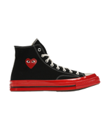 CDG Converse Black/Red