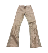 EPTM Leather Flare Pants Tan