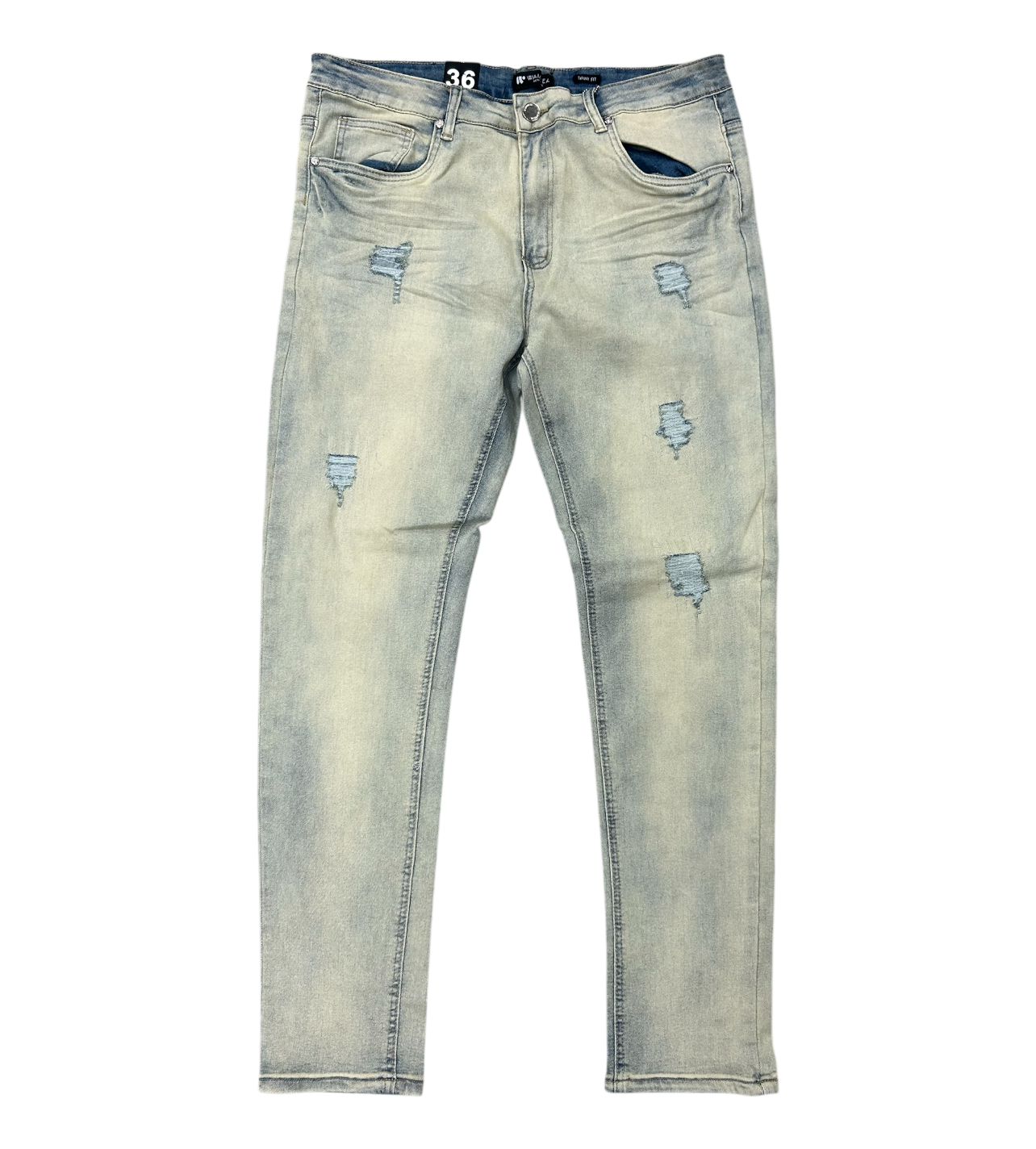 Waimea Bleach Wash Skinny Denim
