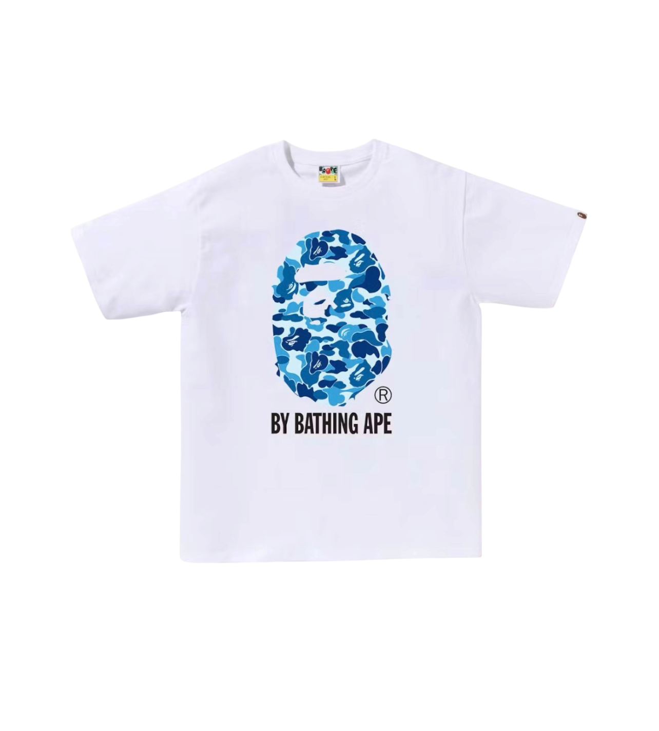 Bape ABC Camo White/Blue Tee