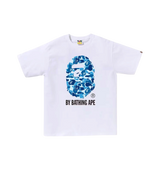Bape ABC Camo White/Blue Tee