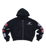 Syndicate “Petrol” Zip-Up Hoodie Black