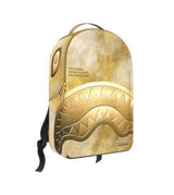 Sprayground Gold Weathered Backpack