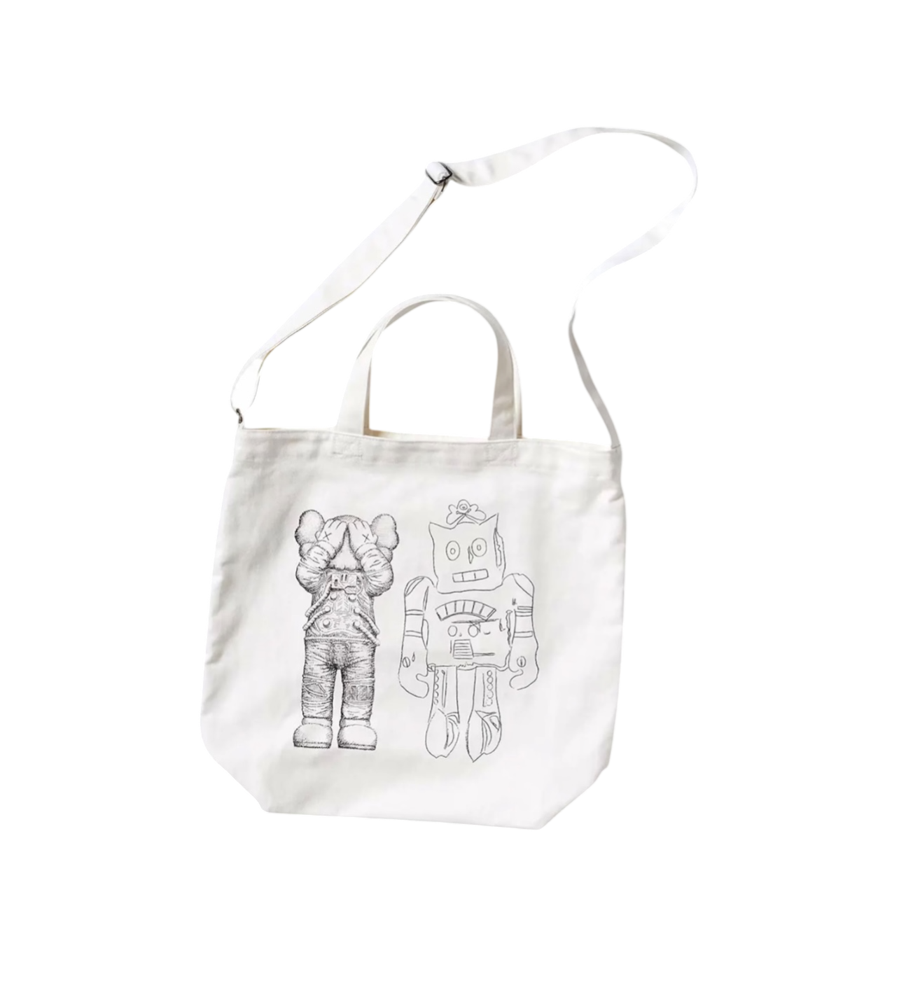 Kaws White Tote Bag