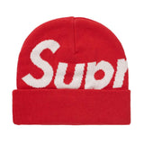 Supreme Big Logo Beanie Red