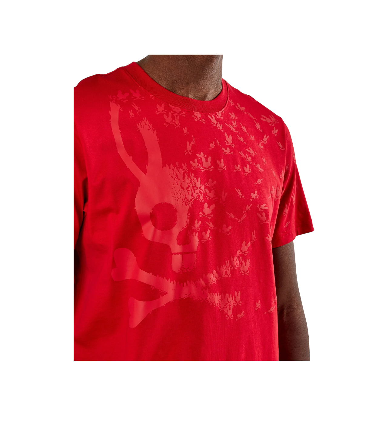 Psycho Bunny Tee Jumbo Red Skull