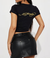 Ed Hardy Black Skull Tee NY
