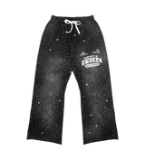 Awoken Dreams Black Rhinestone Sweatpants