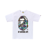 Bape White Comic Tee