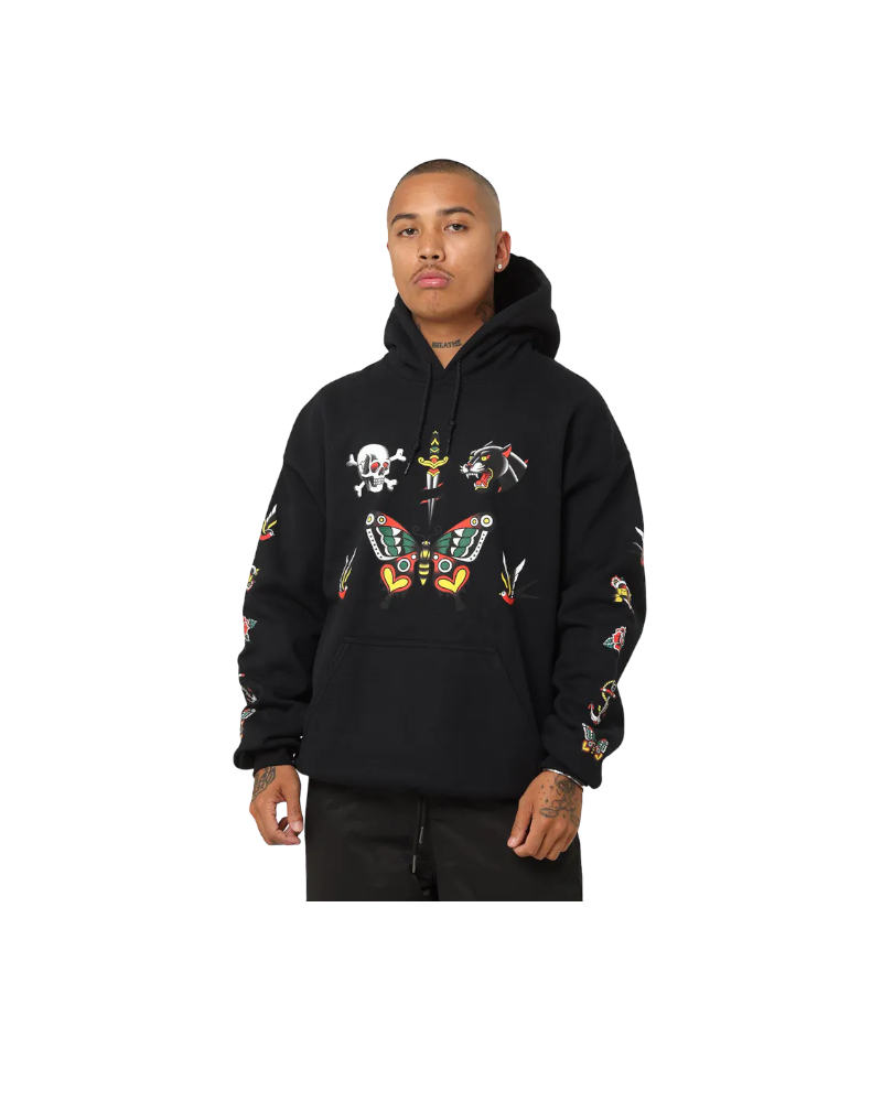 RGF Tattoo Hoodie Black