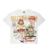Vale Run Forrest Distressed Tee White