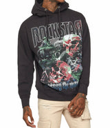 Rockstar Black Skulls Hoodie