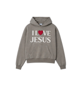God In You I Love Jesus Hoodie Grey