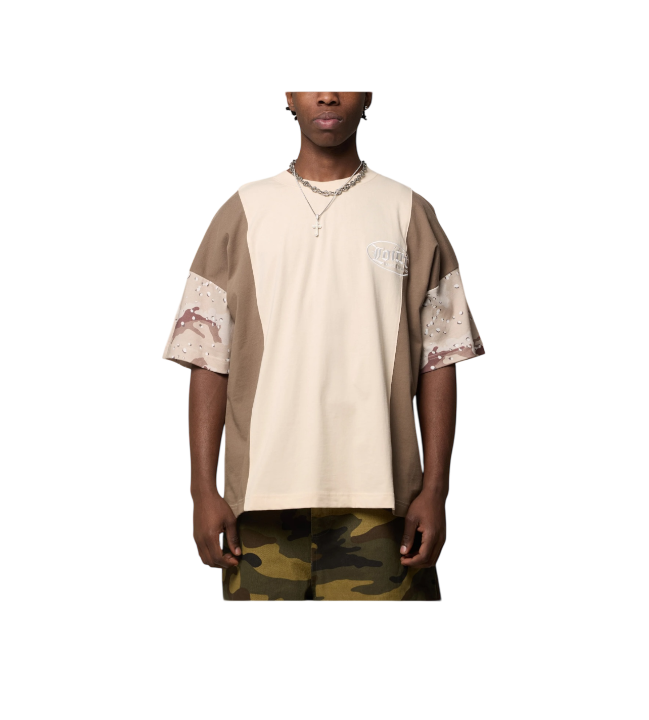 Loiter Camo Split Tee