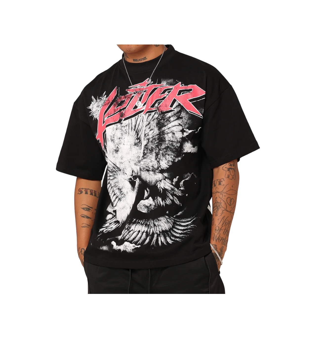 Loiter Dove Tee Black