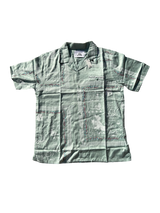 Jungles Teal Button Down Teal Tee