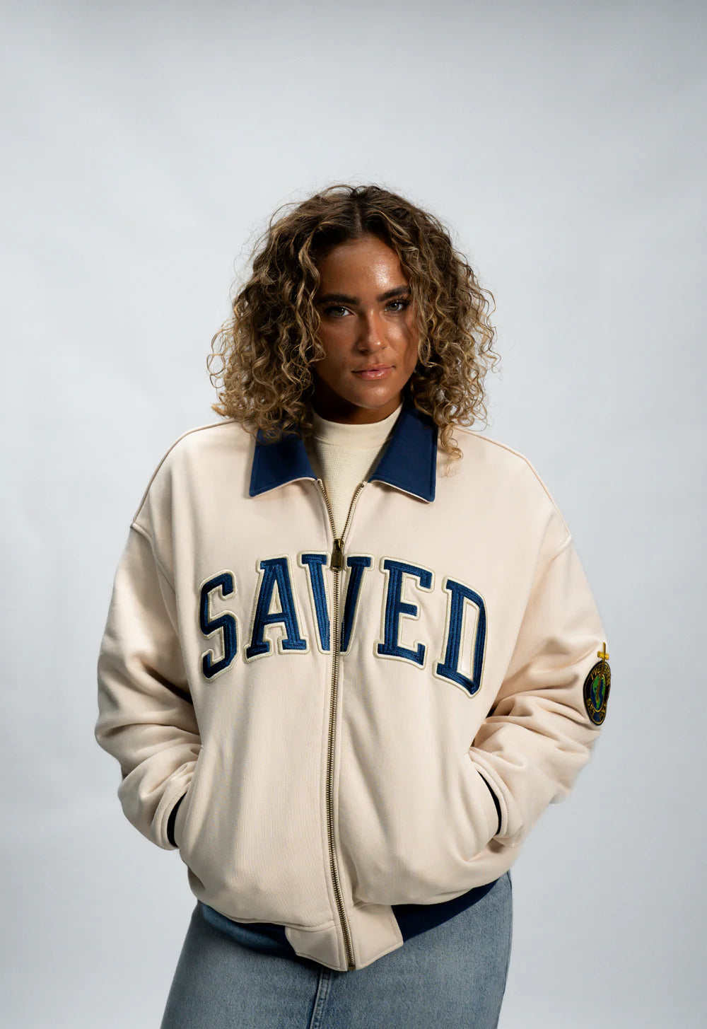 God In You “Saved” Full Zip Jacket