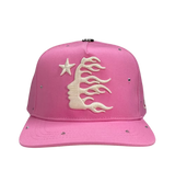 Hellstar Rhinestone Logo Hat Pink