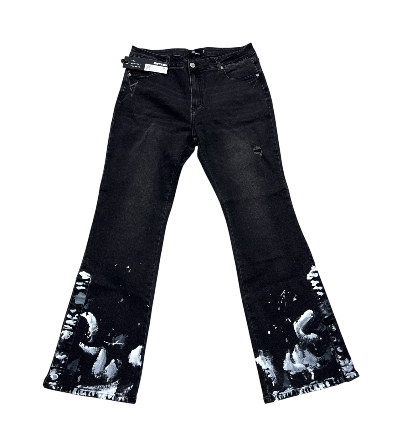 EPTM Pant Flare Denim Black
