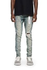 Purple Jeans Blue Splatter