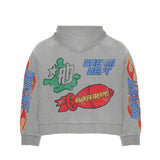 Dream Dept Grey Zip-Up Hoodie