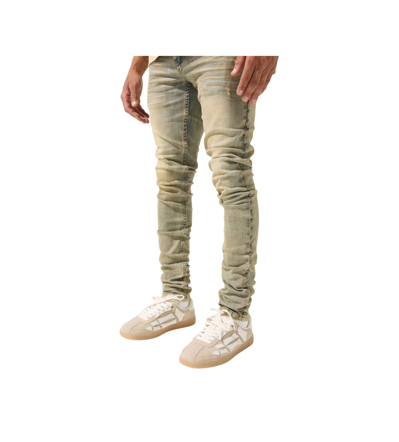 Serenede “EXO” Stud Jeans