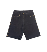 Syndicate “Laredo” Denim Shorts Black