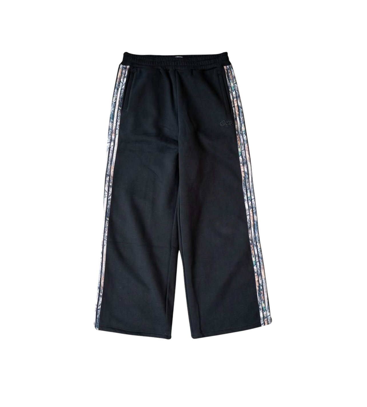 EPTM Black Baggy Stripe Camo Sweat