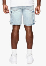 ANOM Denim Shorts Pool Blue