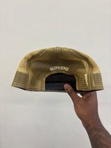 Supreme X Toy Machine Mesh Black 5-Panel Hat Leopard