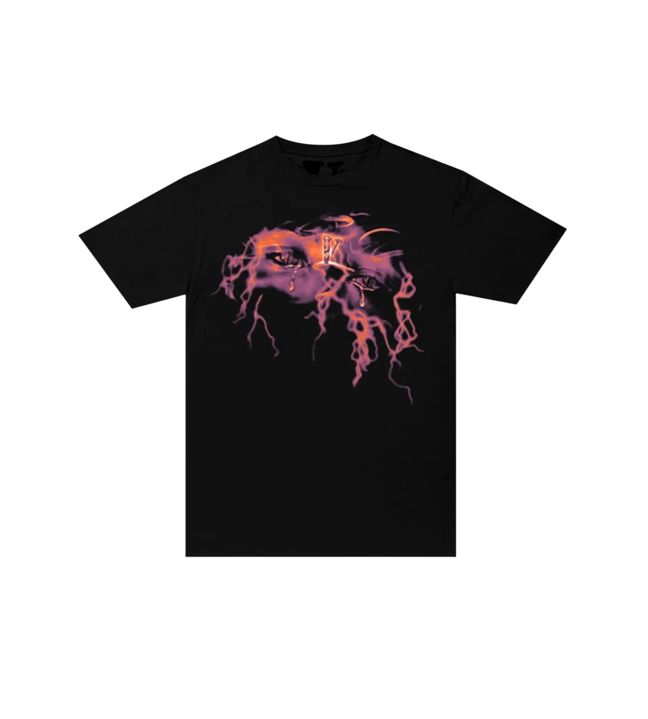 Vlone X Youngboy Lightning Tee Black
