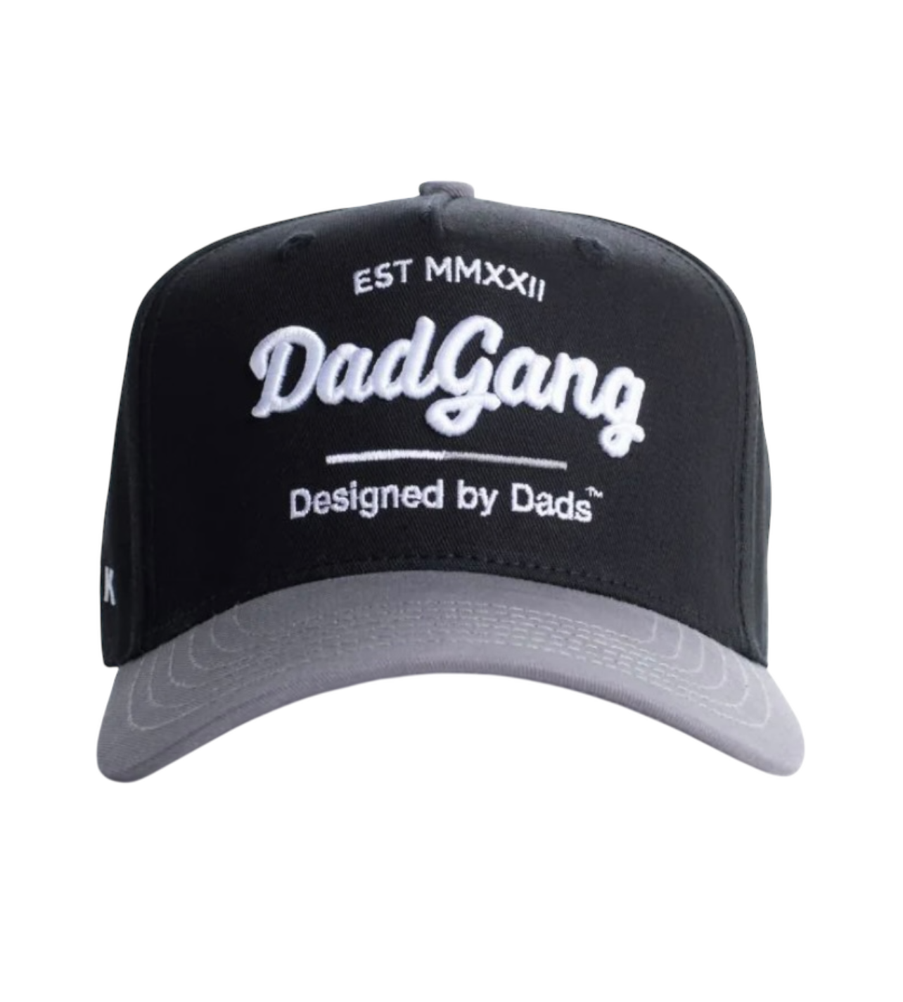 Dad Gang Black/Grey Brim Hat