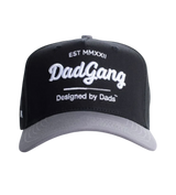 Dad Gang Black/Grey Brim Hat