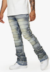 Lab Light Wash Stacked Patch Denim