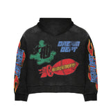 Dream Dept Black Zip-Up Hoodie