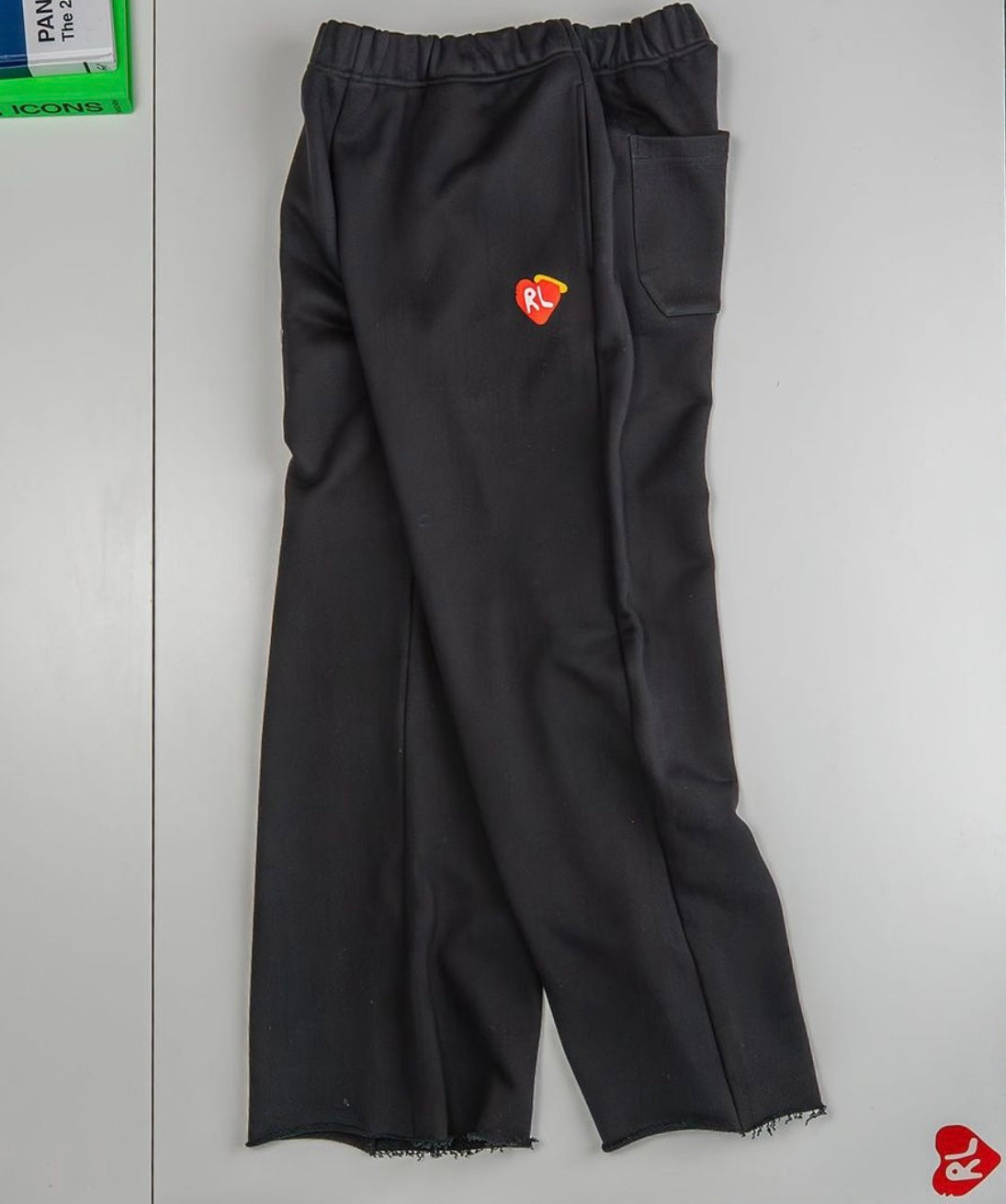 Red Letters Trust God Black Sweatpants