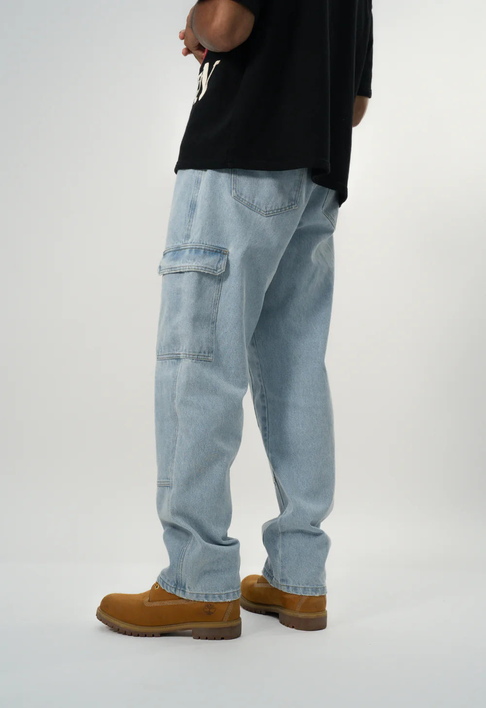 God In You “Carpenter Cargo Denim” Blue
