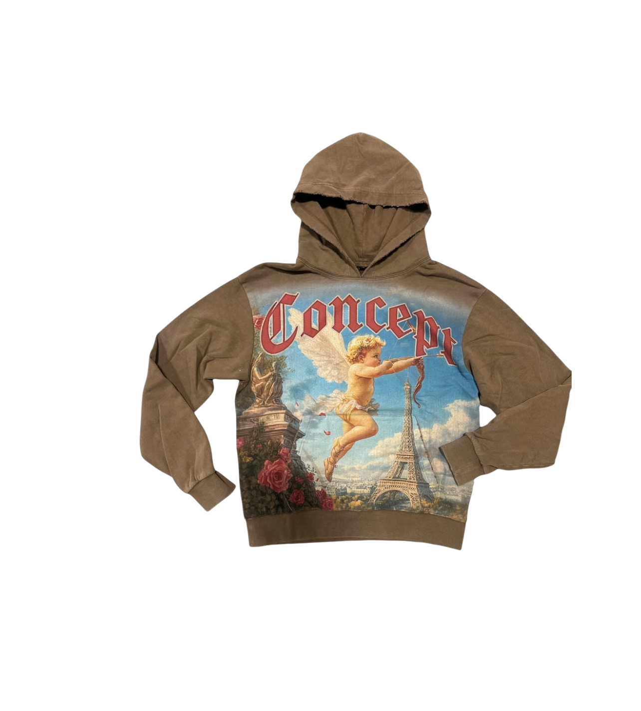 Concept Angel Hoodie Brown