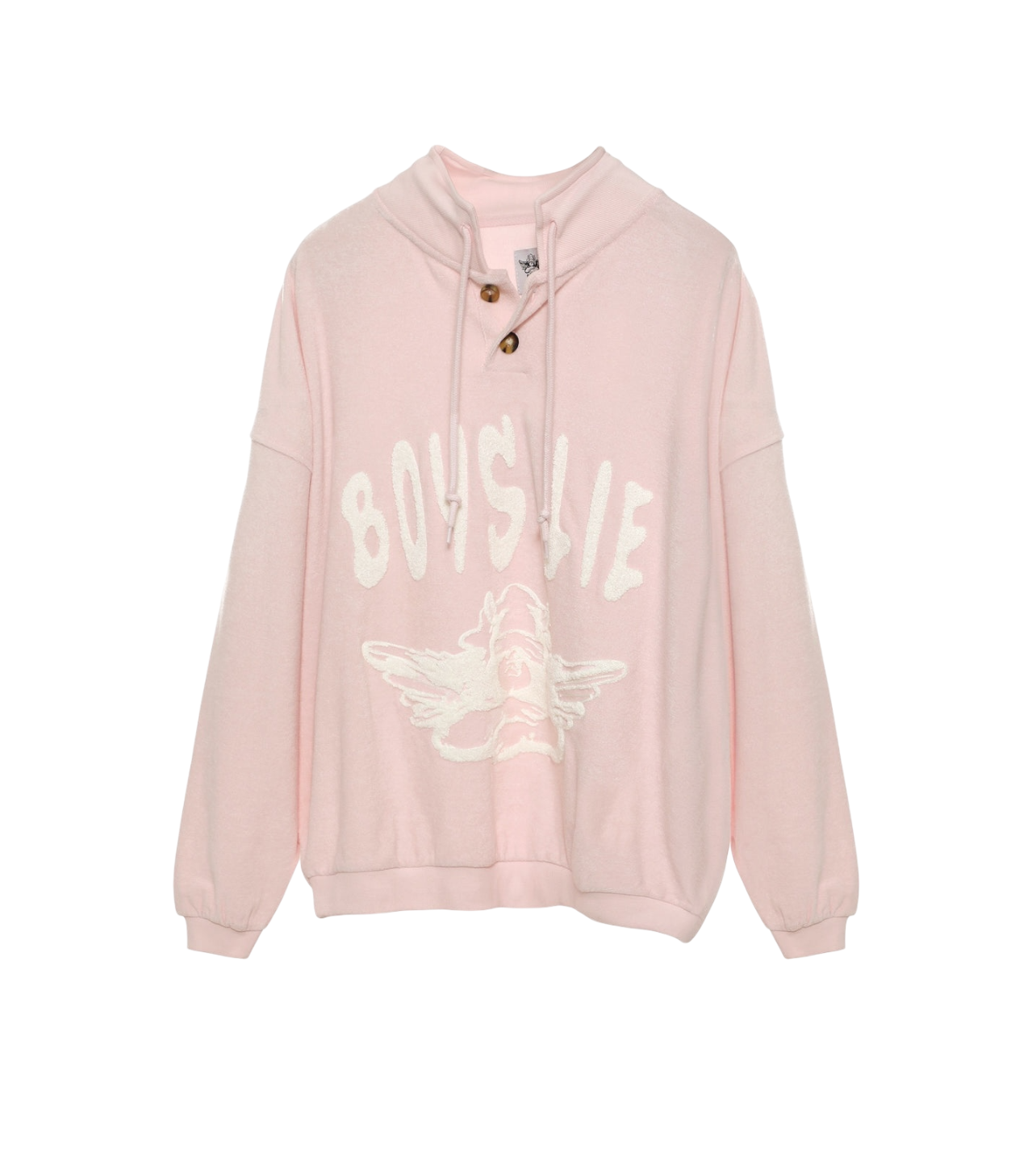 Boys Lie In Denial V2 Henley Crewneck