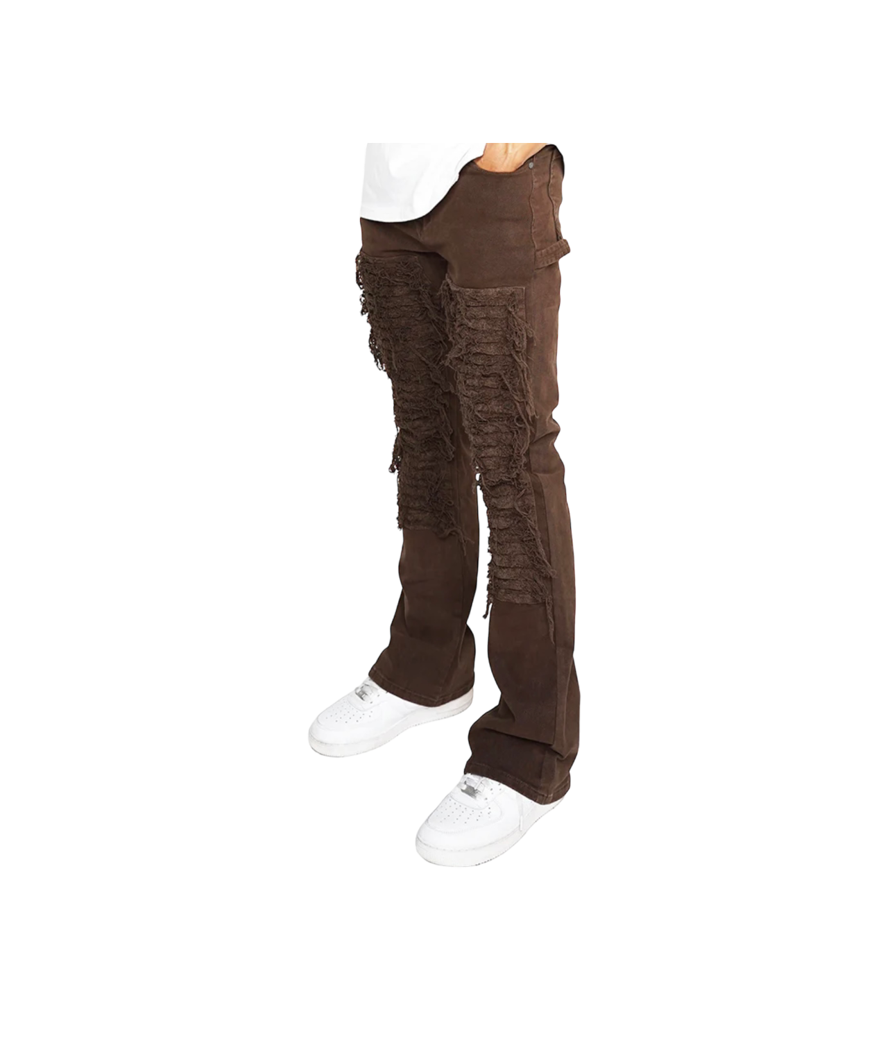 EPTM Brown Stacked Denim