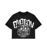 Mixed Emotions Black Monster Cropped Boxy Fit Tee