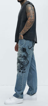 Ed Hardy Dragon Wash Jean