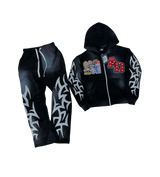 Awoken Dreams Patchwork Sweatpants Black