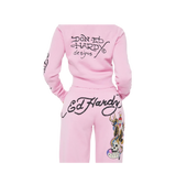 Ed Hardy NYC Pink Skull Sweatpants