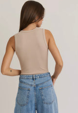 Le Lis Bodysuit Almond