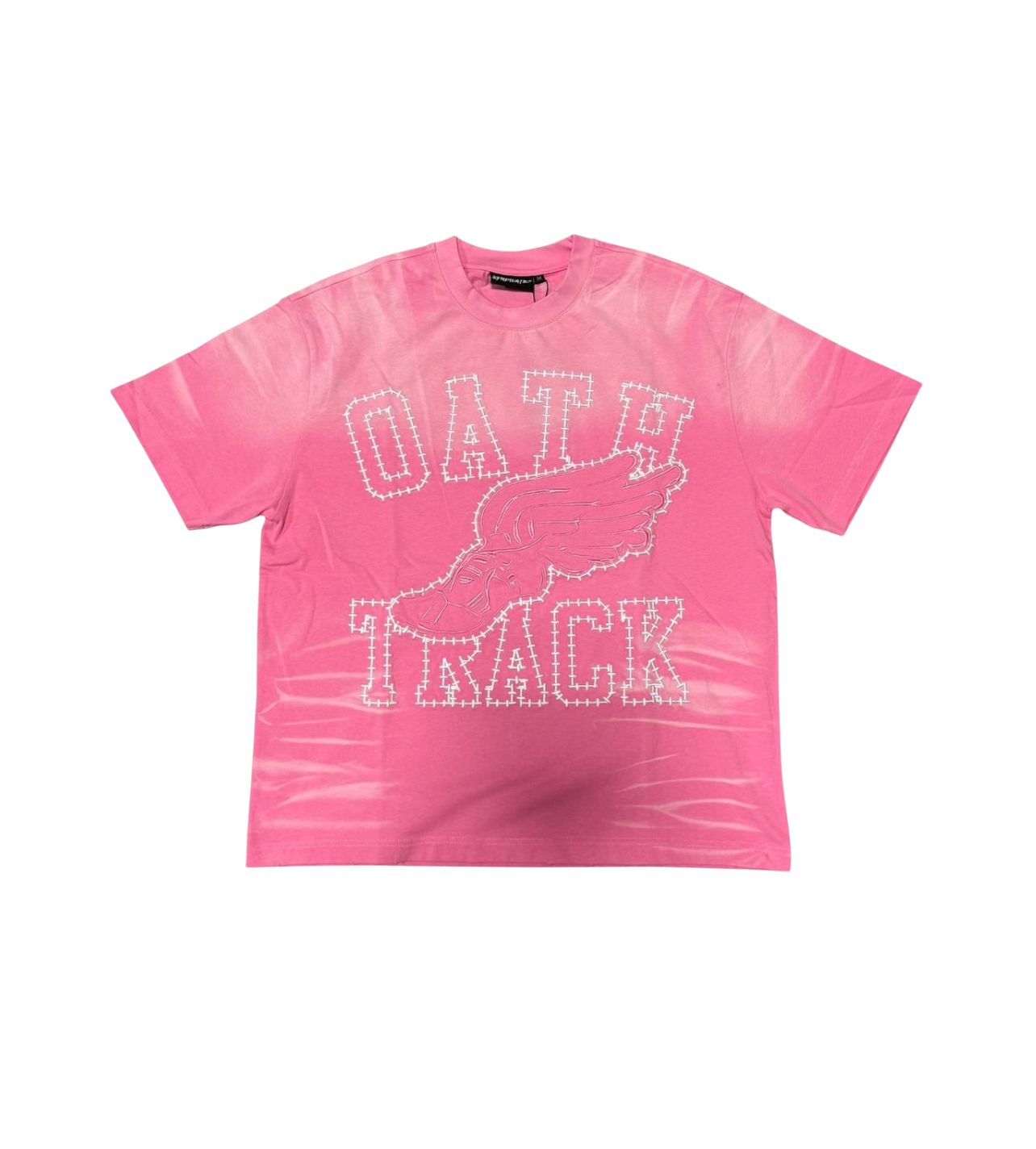 Syndicate Oath Track Tee Pink