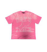 Syndicate Oath Track Tee Pink