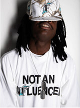 Not An Influencer Marlin Tee White