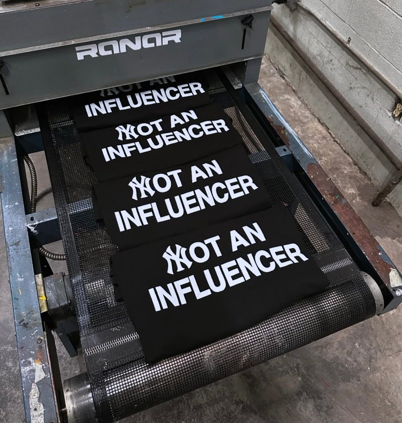 Not An Influencer NY Tee Black