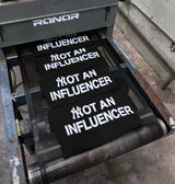 Not An Influencer NY Tee Black